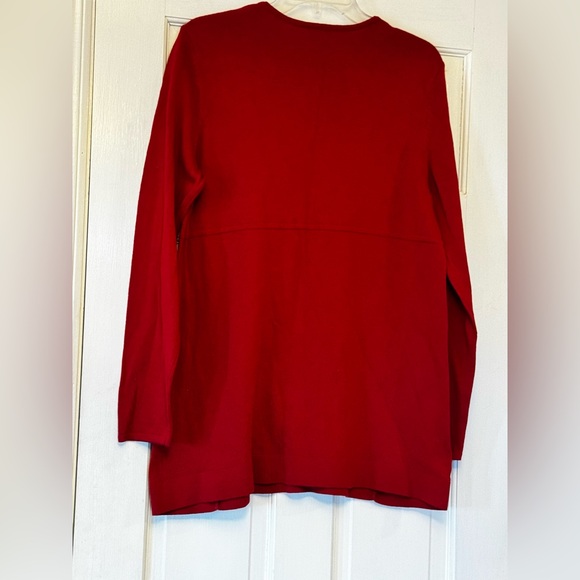 J. Jill Sweaters - J. Jill Vibrant Red Crew Neck Sweater